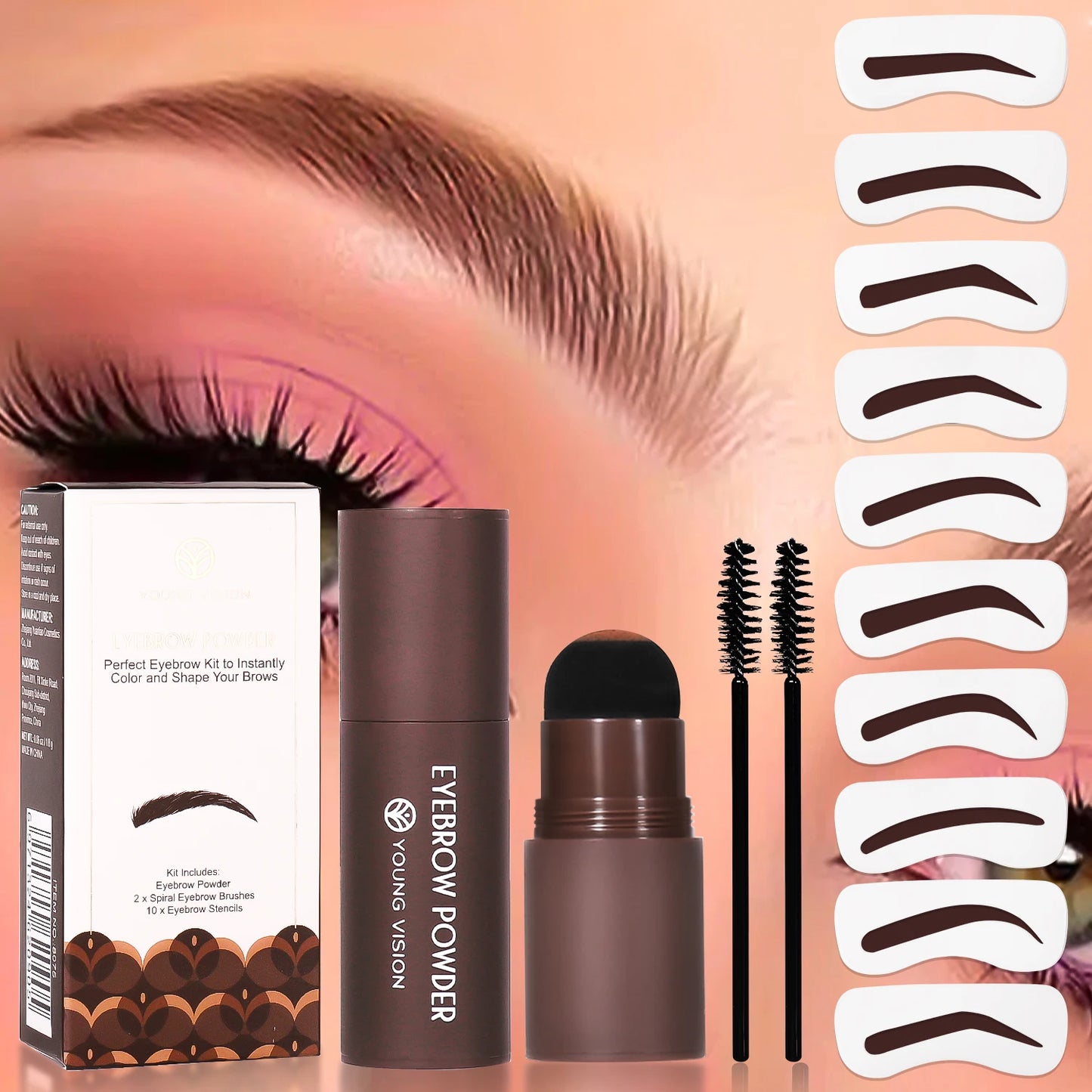 Kit de tampon à sourcils