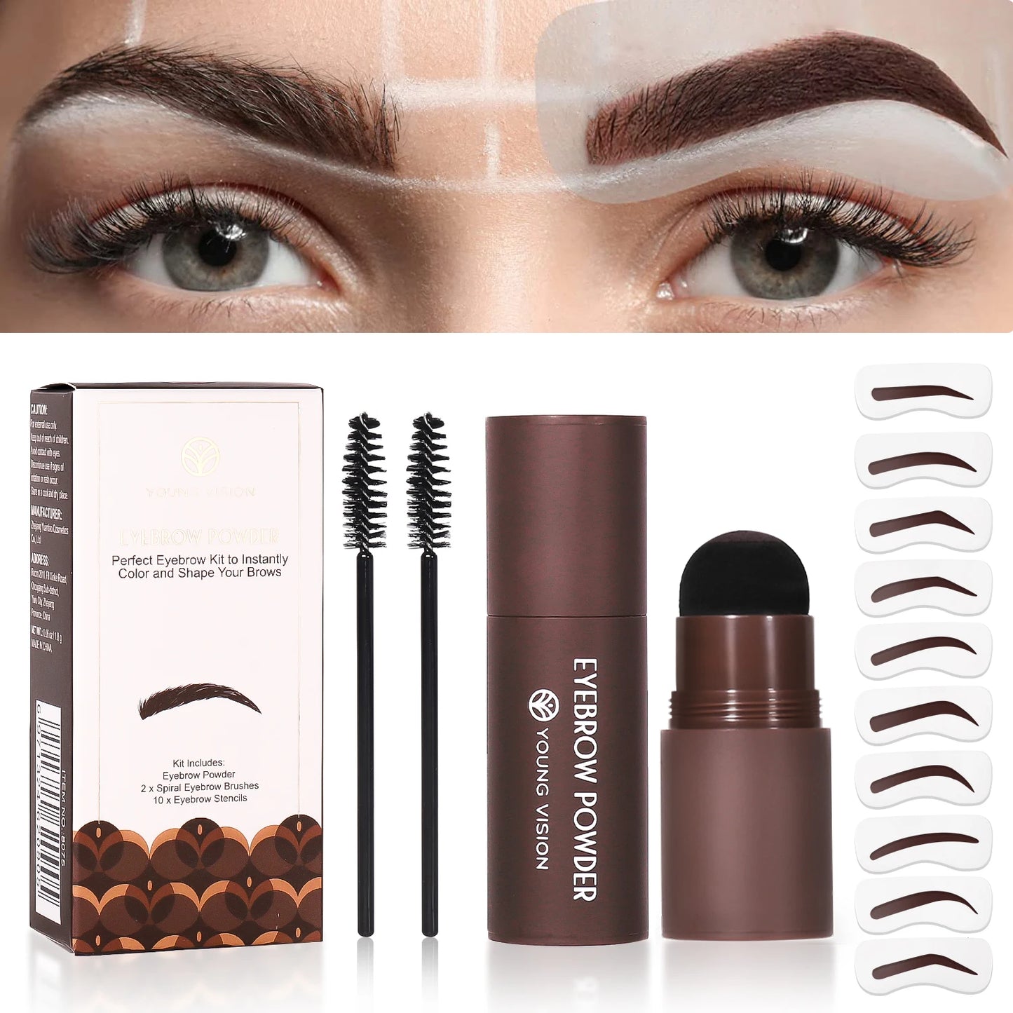 Kit de tampon à sourcils